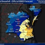 how much snow did virginia beach get