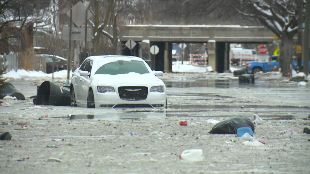 water main break detroit