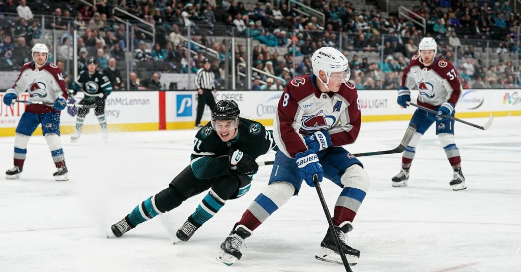 sharks vs avalanche