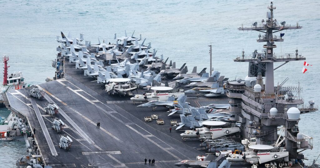 us aircraft carrier south korea