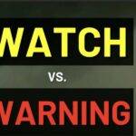 difference between tornado watch and warning