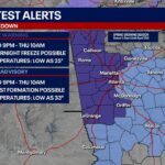 freeze warning